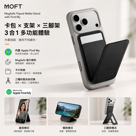 MOFT Trackable Tripod Wallet (MOVAS ™）