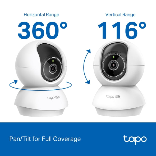 Tapo C250 - 4K 8MP 旋轉式 Wi-Fi 攝影機 Pan/Tilt Security Wi-Fi Camera (4K / 2160 P)